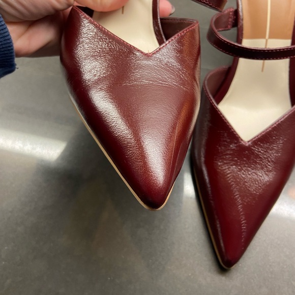Dolce Vita Chic Burgundy Stiletto Heels - Picture 8 of 9